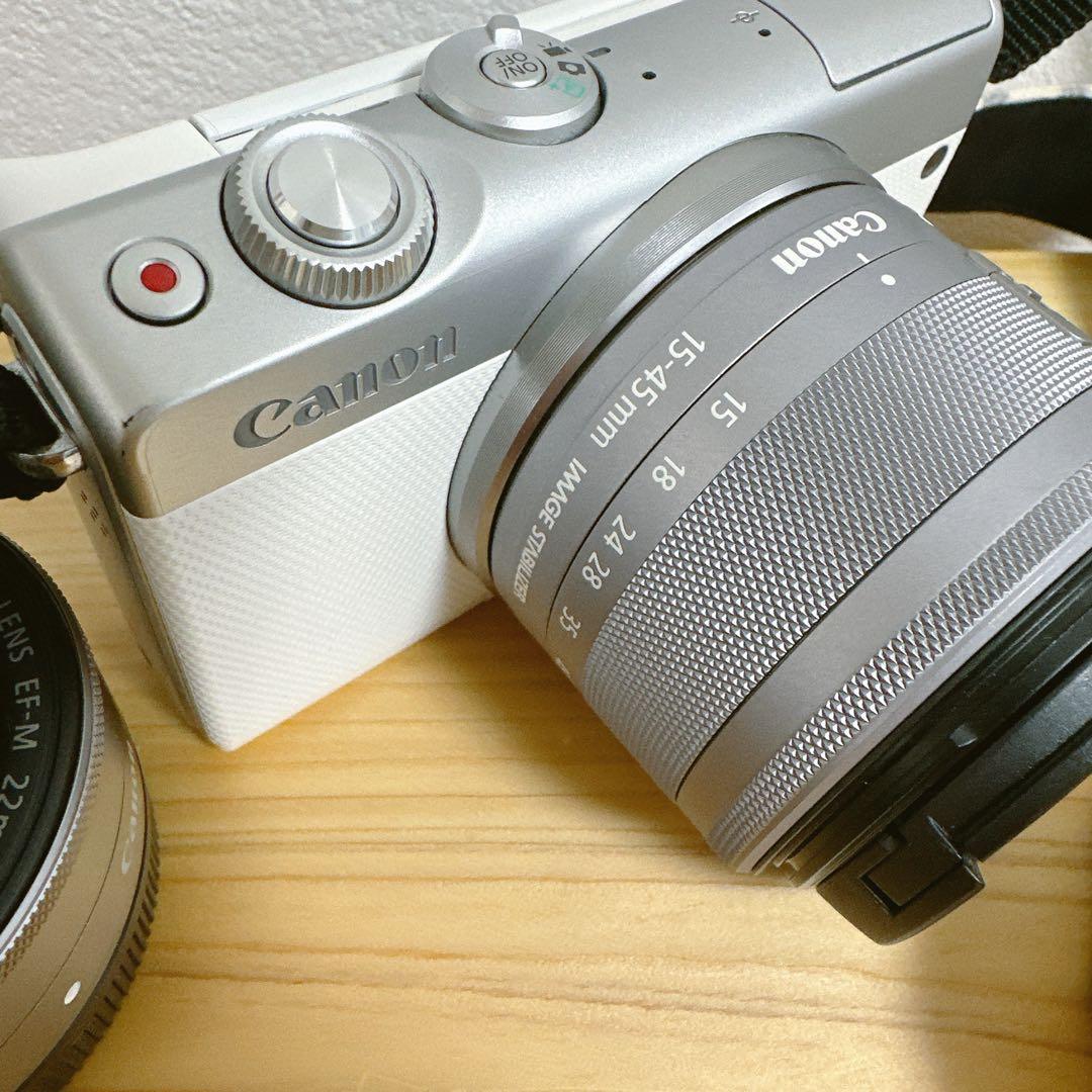 ハチハチさん専用Canon EOS M100 ミラーレス一眼 本体とレンズセット