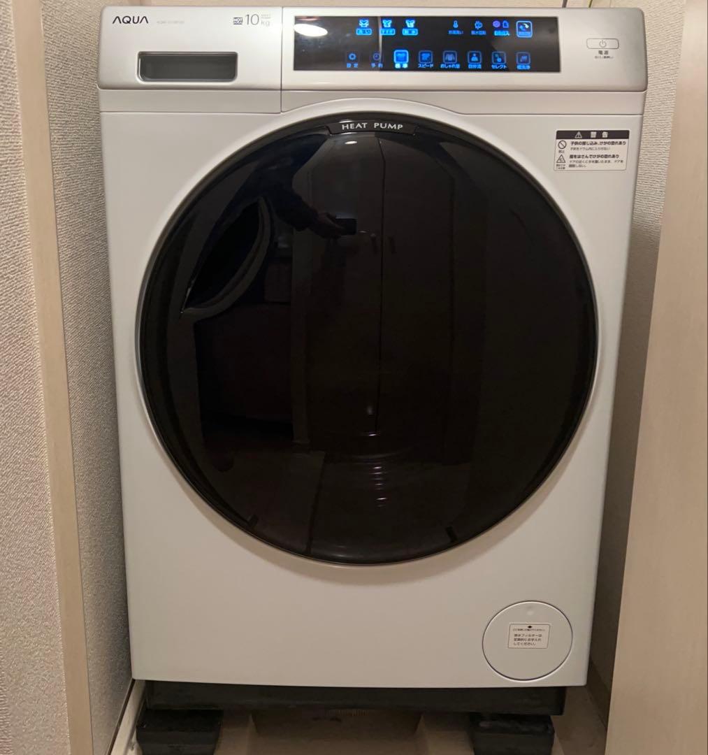 2024年製 AQUA アクア ドラム式洗濯機 10kg AQW-D10P-R
