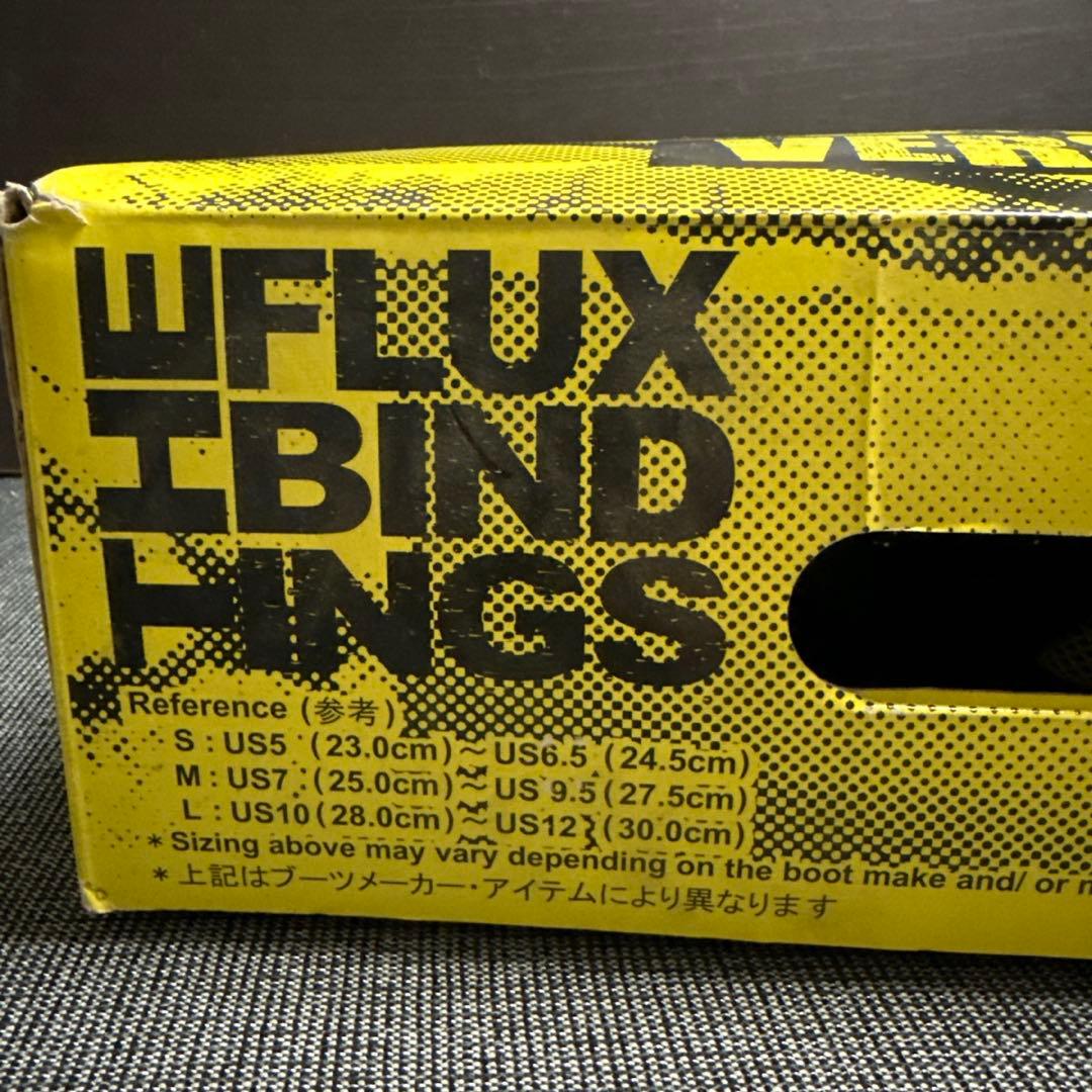 flux distortionスノーボード ビンディング ブラック/イエロー