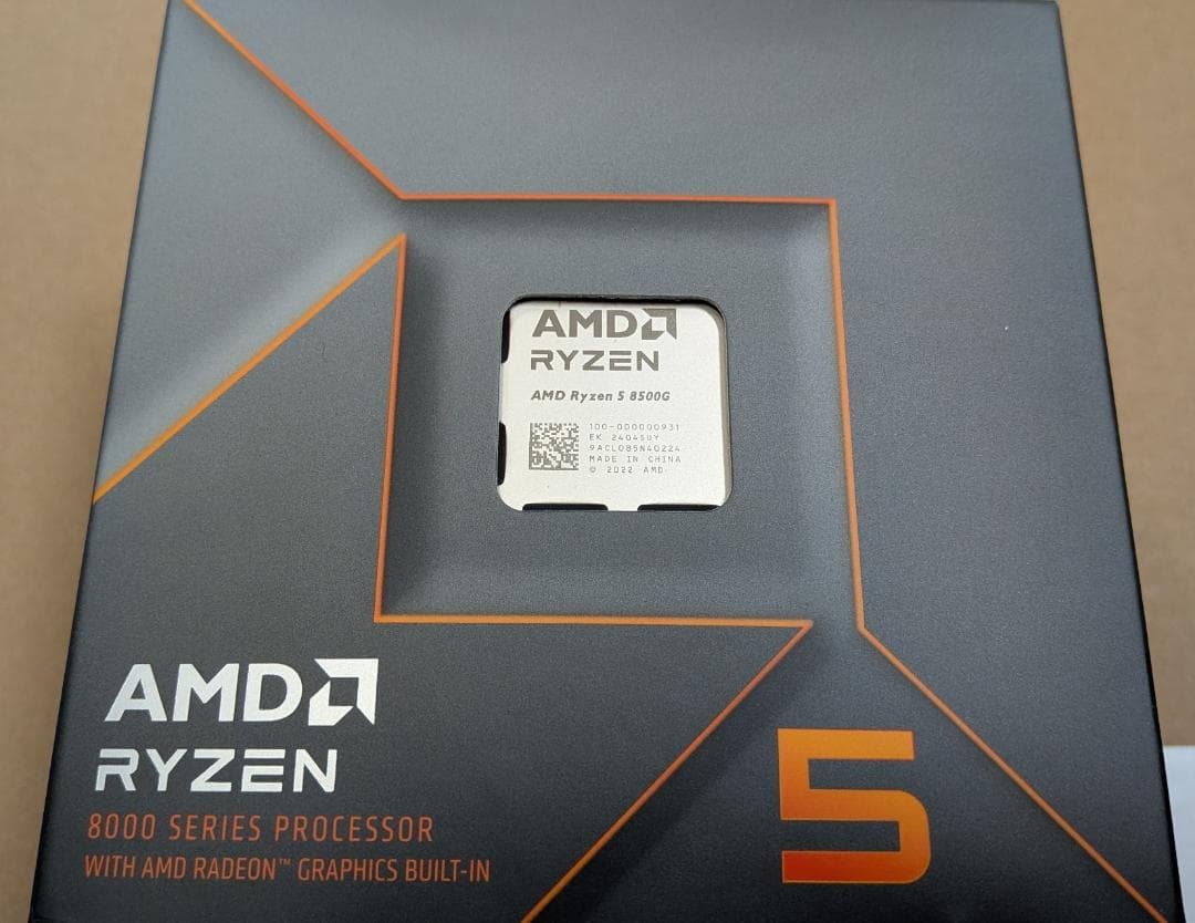AMD Ryzen 5 8500G CPU 国内正規品・未使用