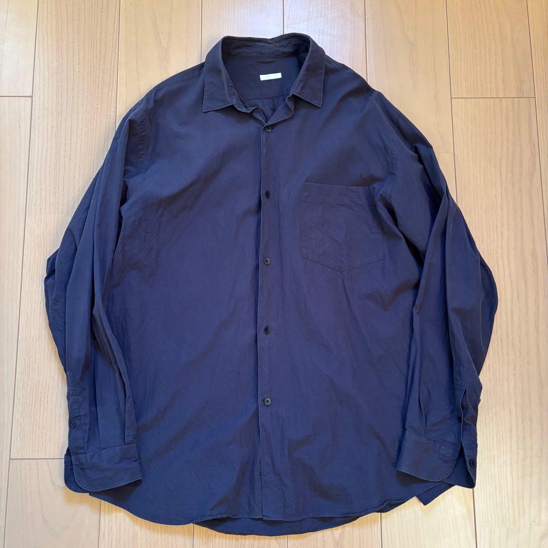 COMOLI コモリシャツ ネイビー 3