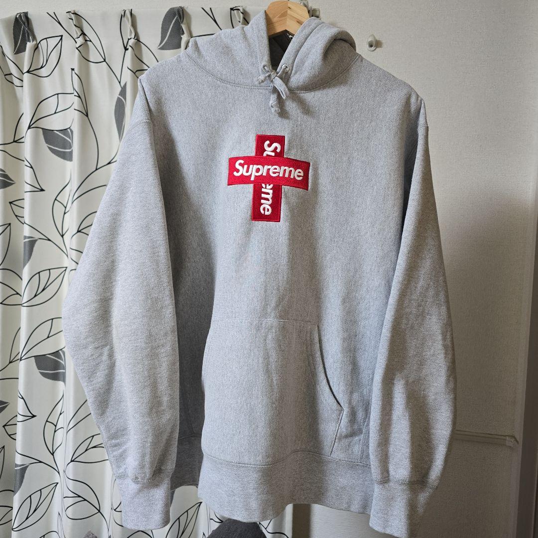 トップス Supreme Cross BoxLogo Hooded Sweatshirt