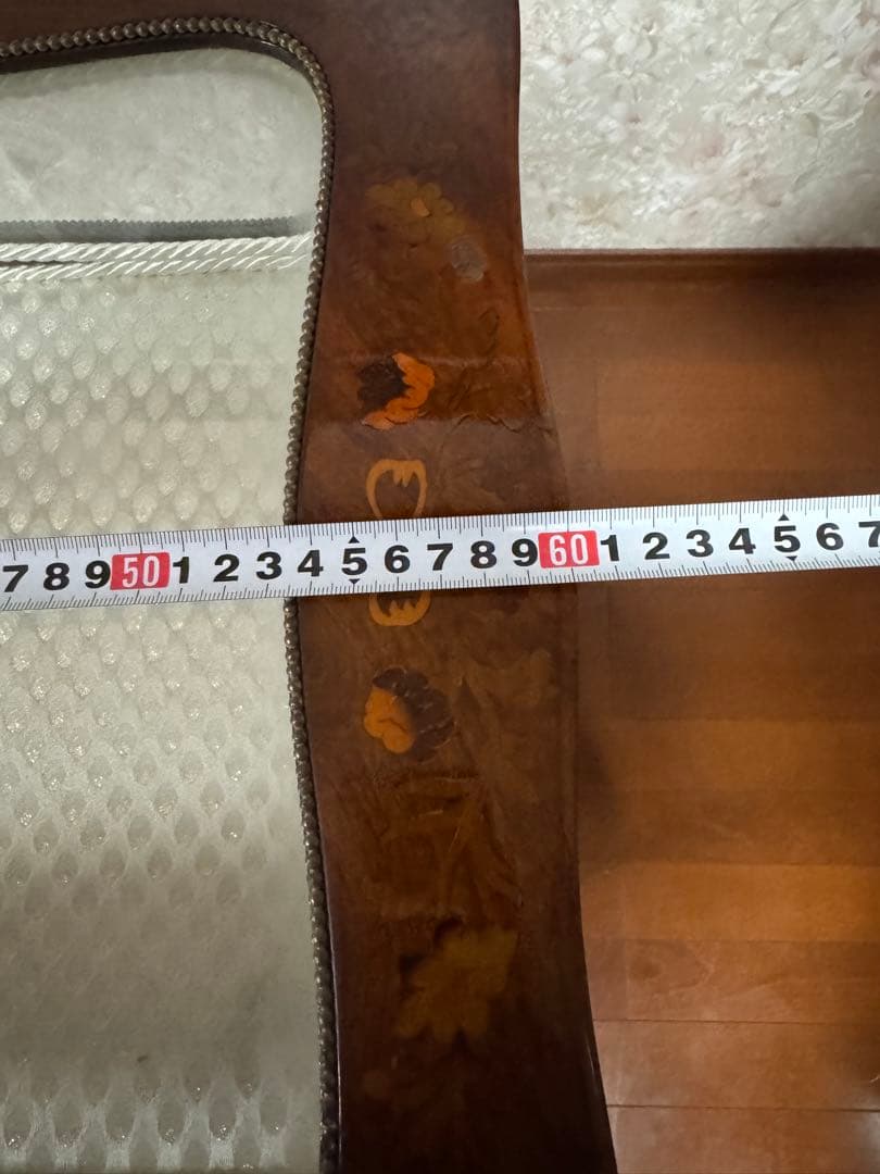 ディスプレイテーブル 木製 ガラス天板