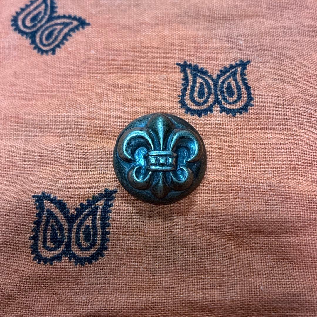 Chrome Hearts コンチョ ボタン ヘアゴム 初期刻印