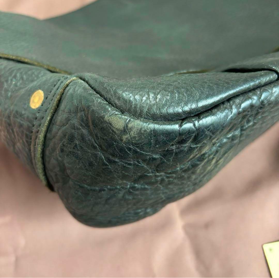 SLOW ショルダーバッグ メッセンジャーバッグ　レザーバッグ　本革　ブラック