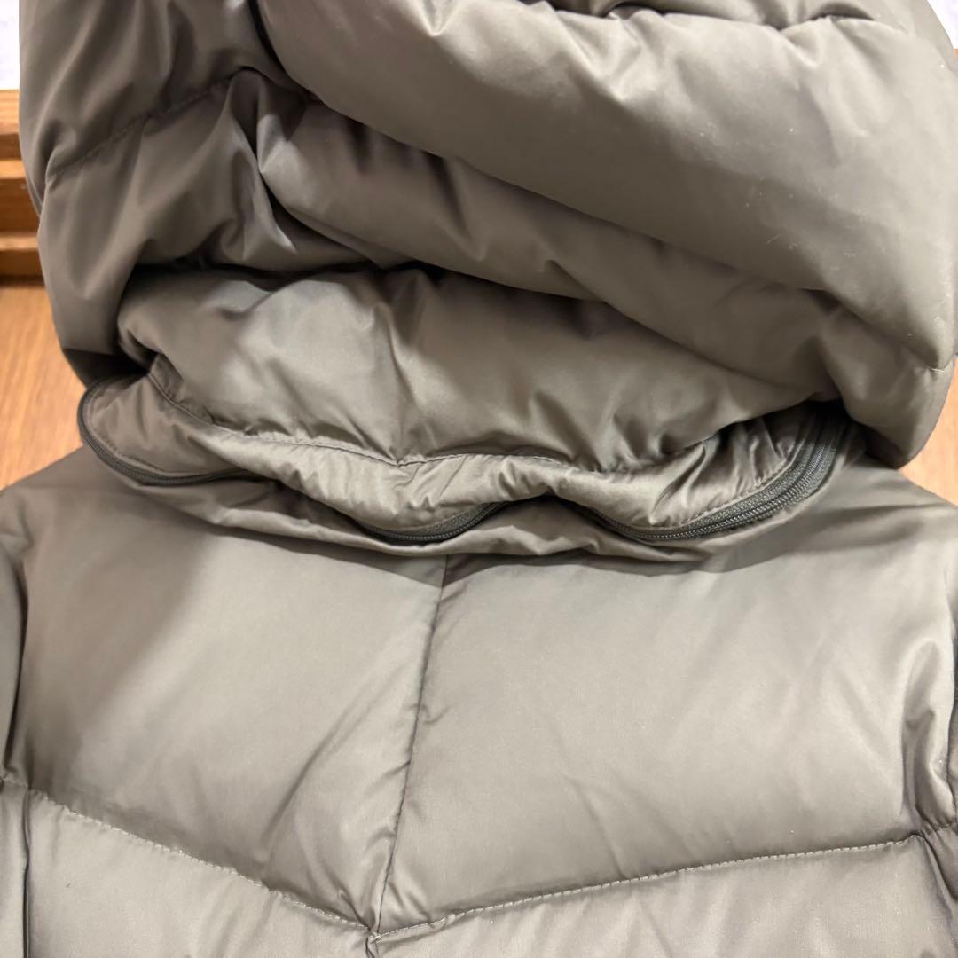 美品FILA GOLF フード取り外し可2wayダウンジャケット　カーキ　L L