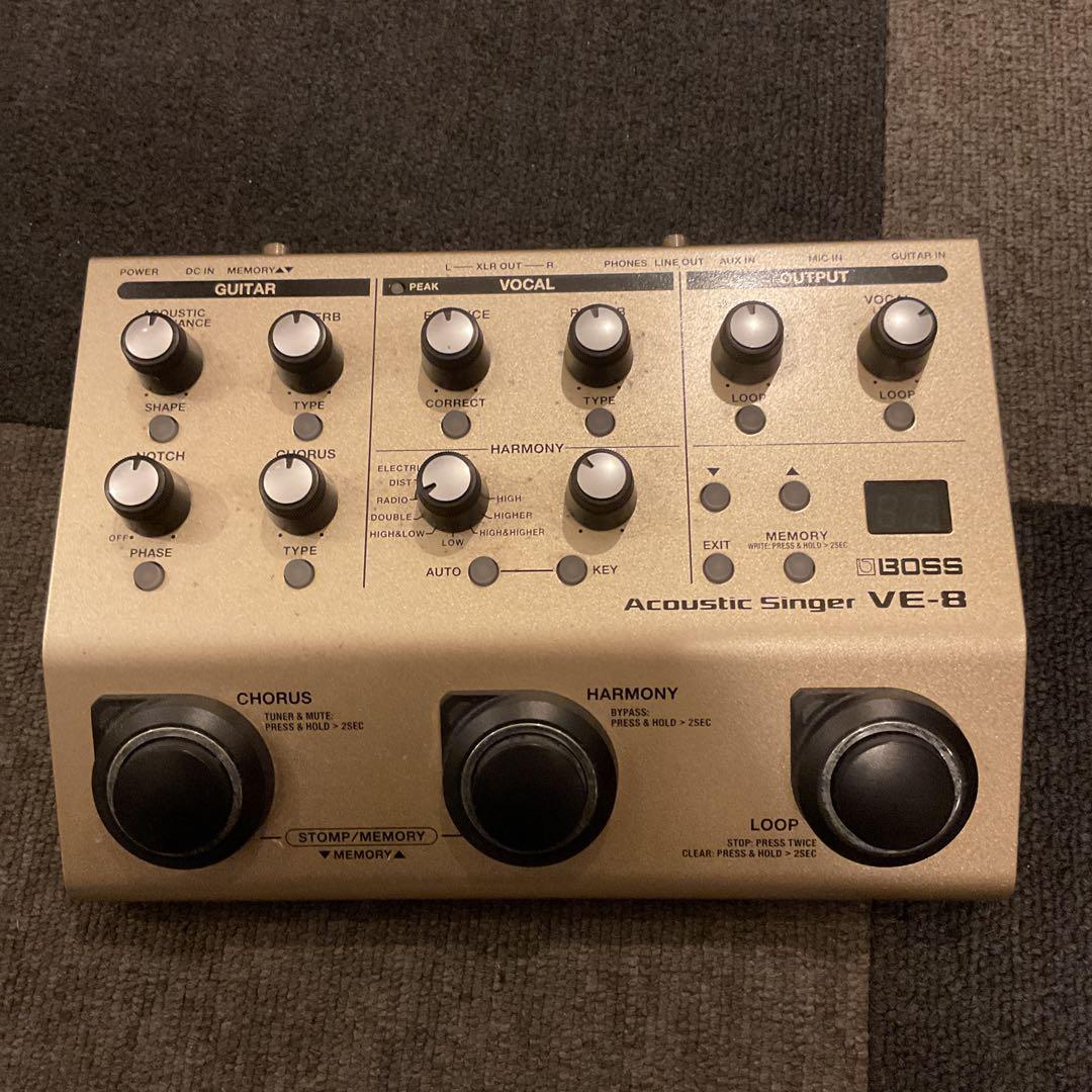 BOSS VE-8 アコースティックシンガーエフェクター