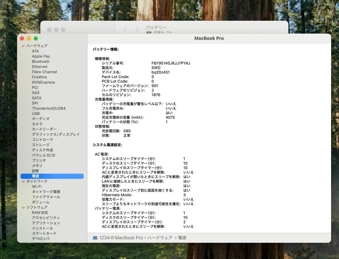 Apple MacBook Pro 13インチ 2019 i7/16GB/250