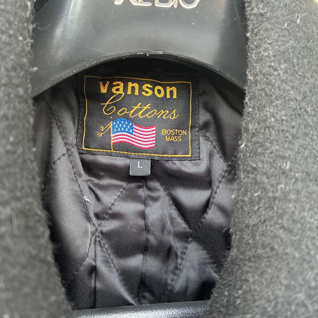 vanson ブラック ジャケット L