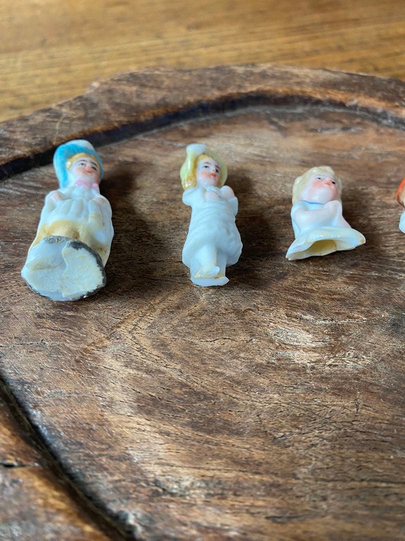 みくる　ドイツ　アンティーク　ミニ　ビスクドール　5体　陶器