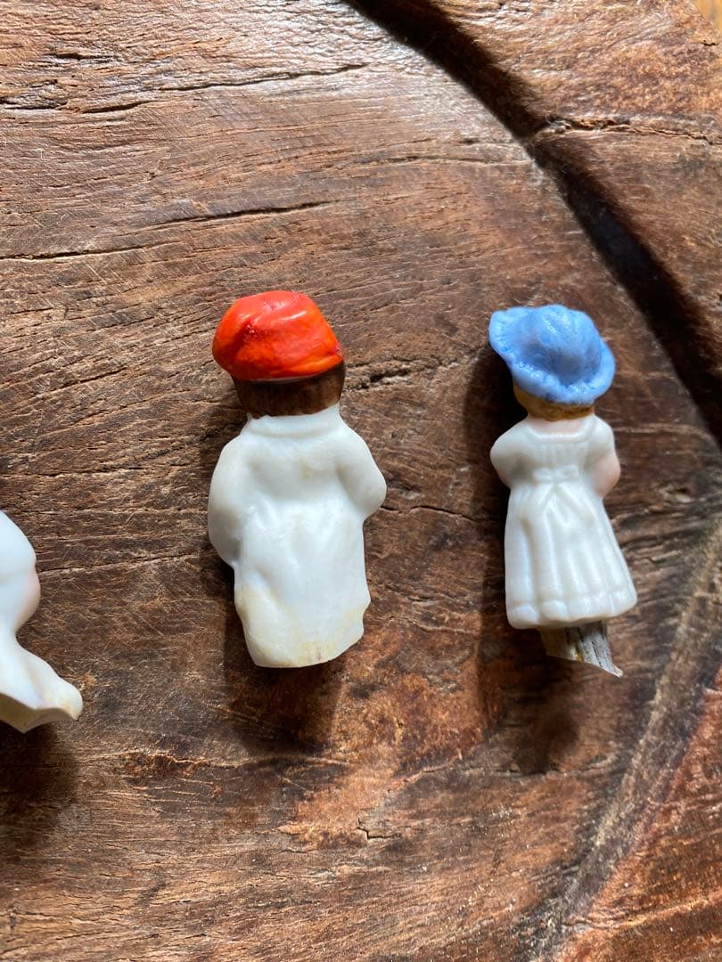 みくる　ドイツ　アンティーク　ミニ　ビスクドール　5体　陶器