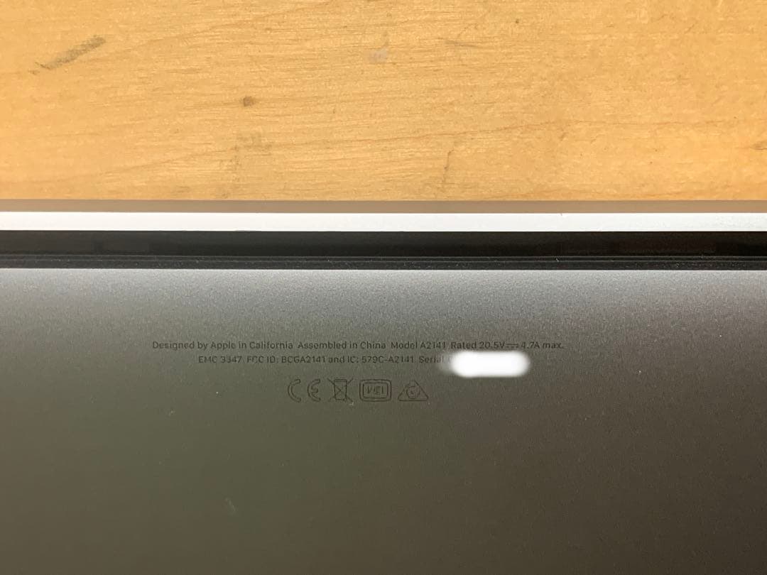 MacBook Pro 16インチ i9 RadeonPro5500M 8GB