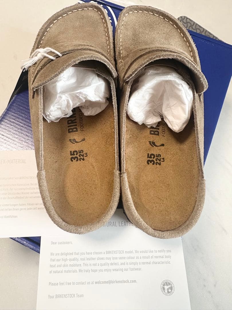 新品　BIRKENSTOCK ネープルズラップ ナロー幅35