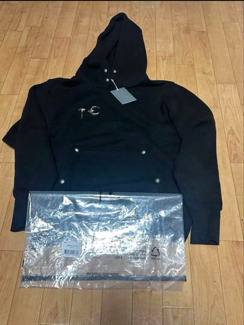 正規品 THUG CLUB サグクラブ armor foodieパーカーブラック