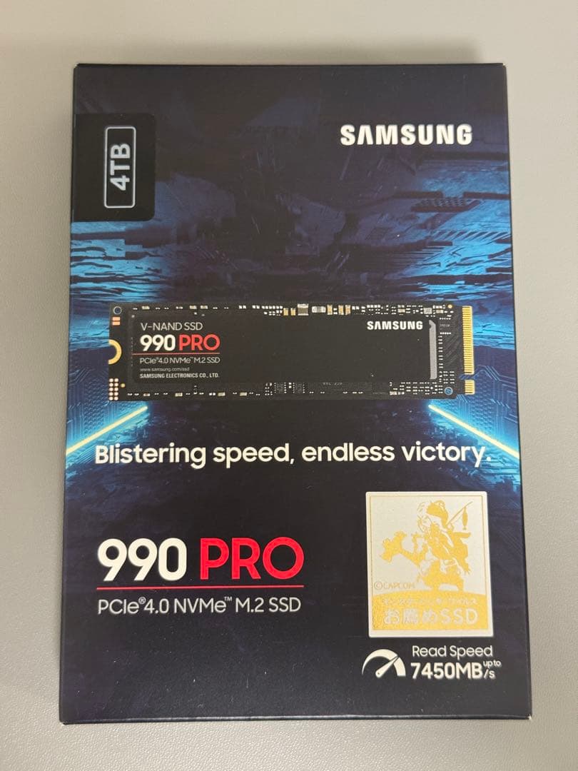 【4TB】Samsung m.2 SSD 990PRO