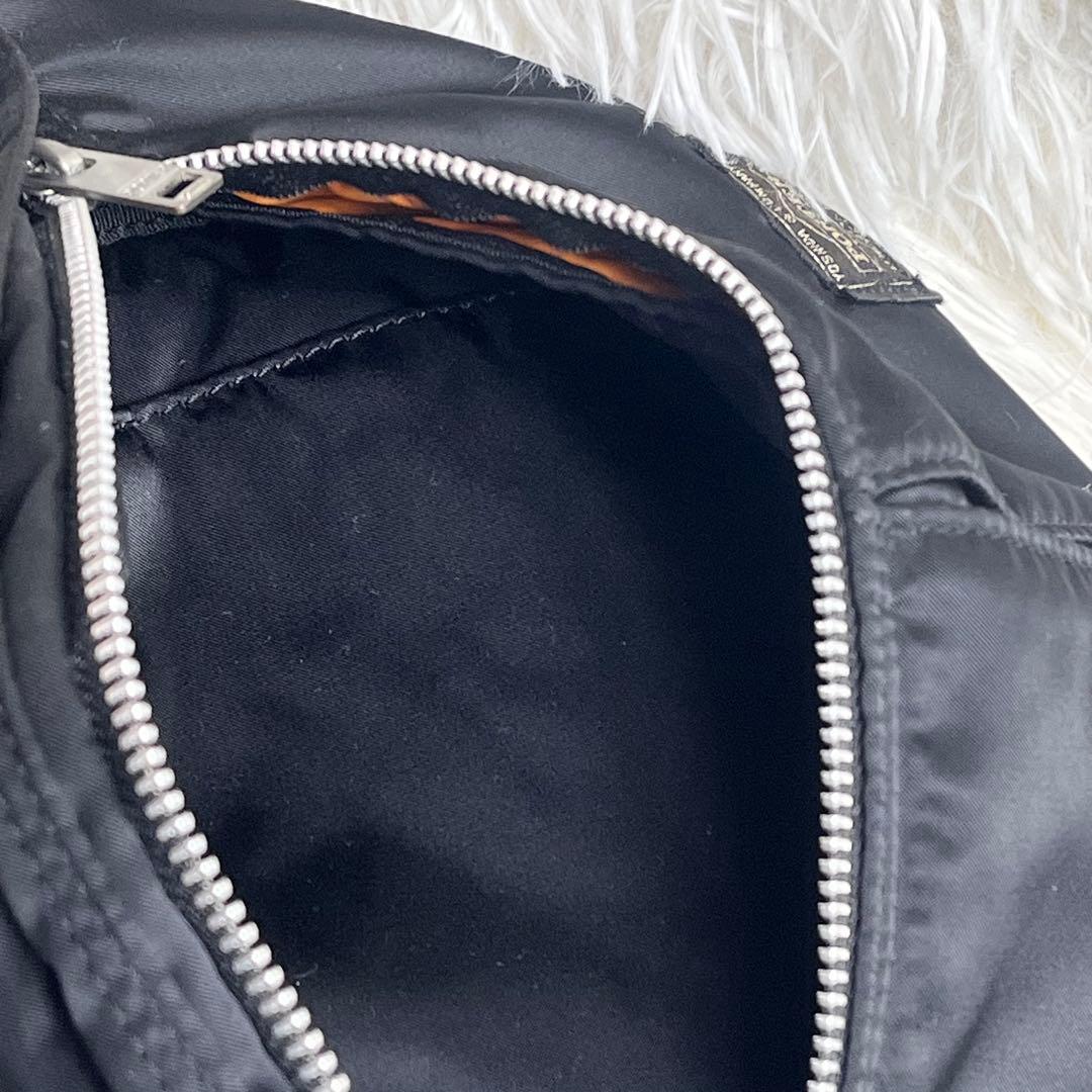 【美品】PORTER ポーター 現行 タンカー ウエストバッグ L ブラック