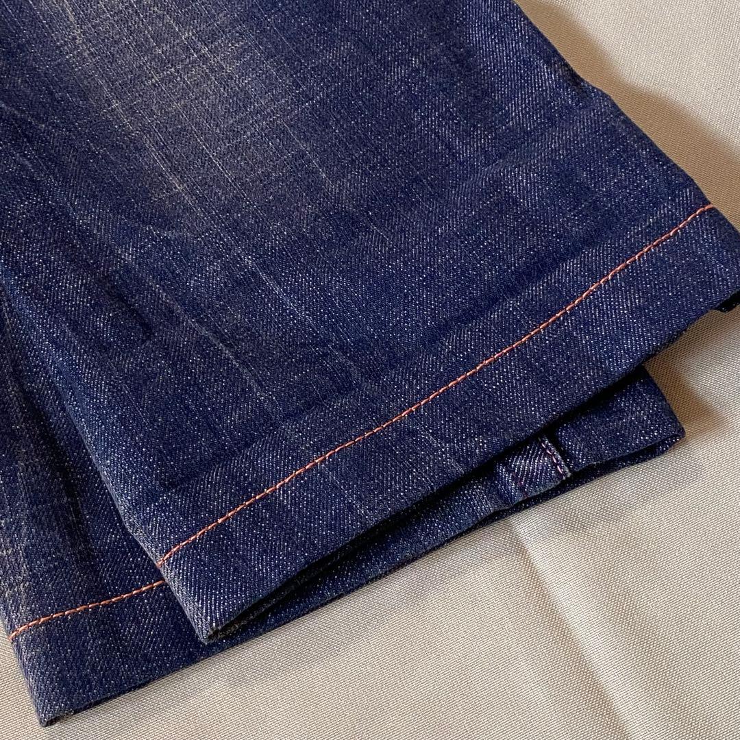 レッドペッパー　フレア　 デニム　27 インディゴ　刺繍　スタッズ　y2k 平成
