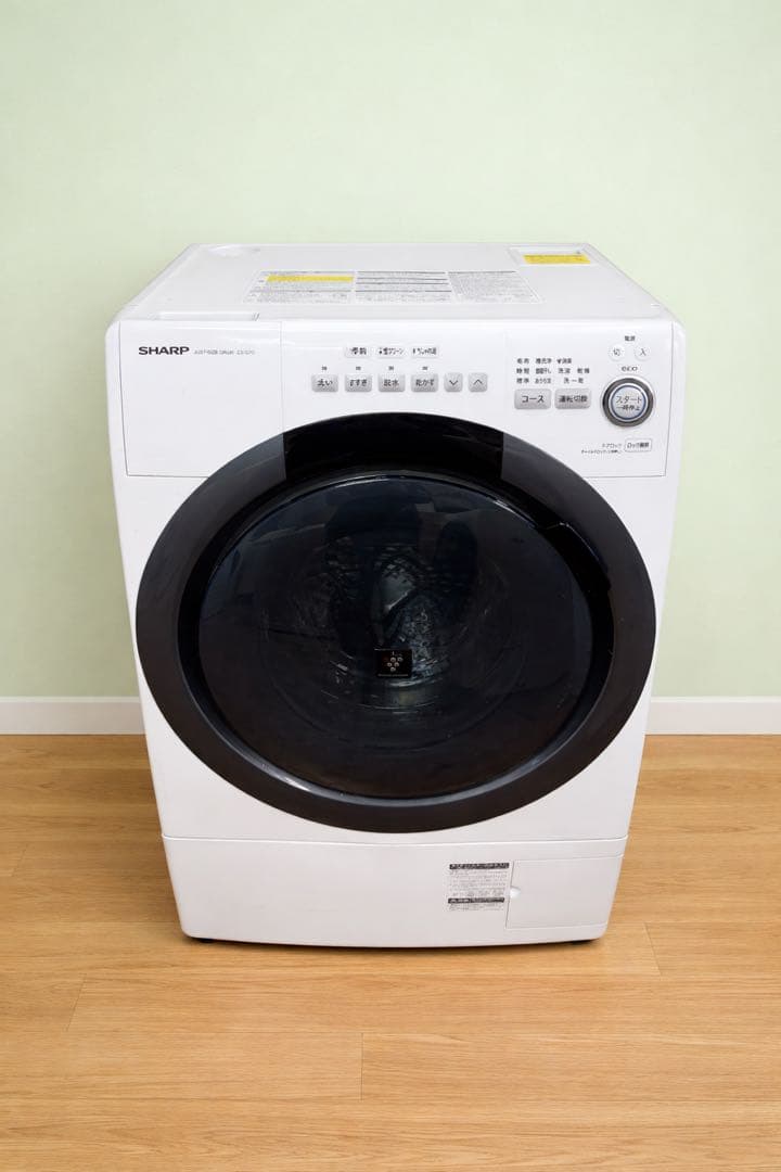 SHARP ドラム式洗濯機 ES-S7D-WL 7.0/3.5kg 2020年