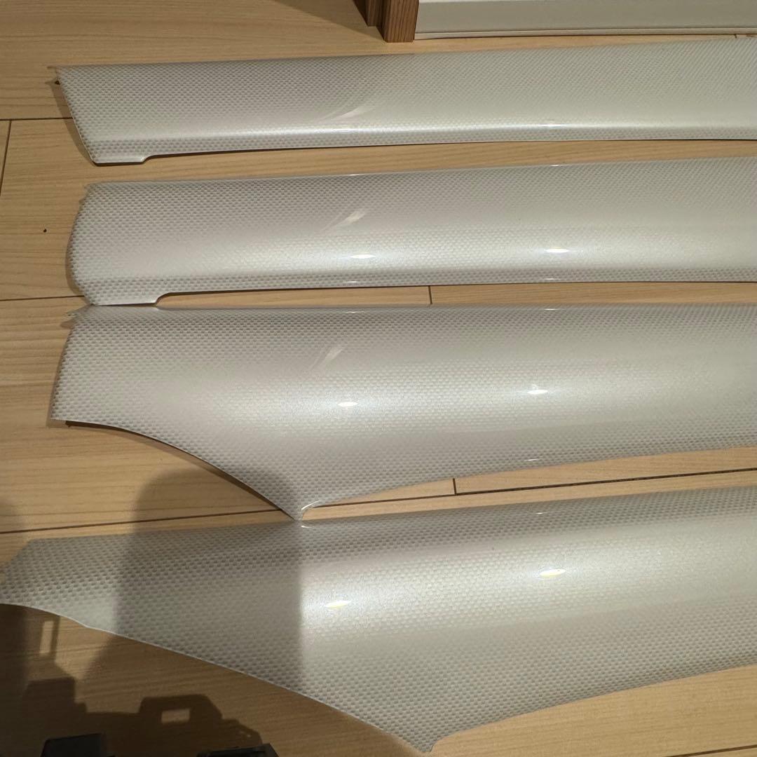 レア？ プリウス 30 前後共通 全グレード可 ホワイト カーボン 内装品セット