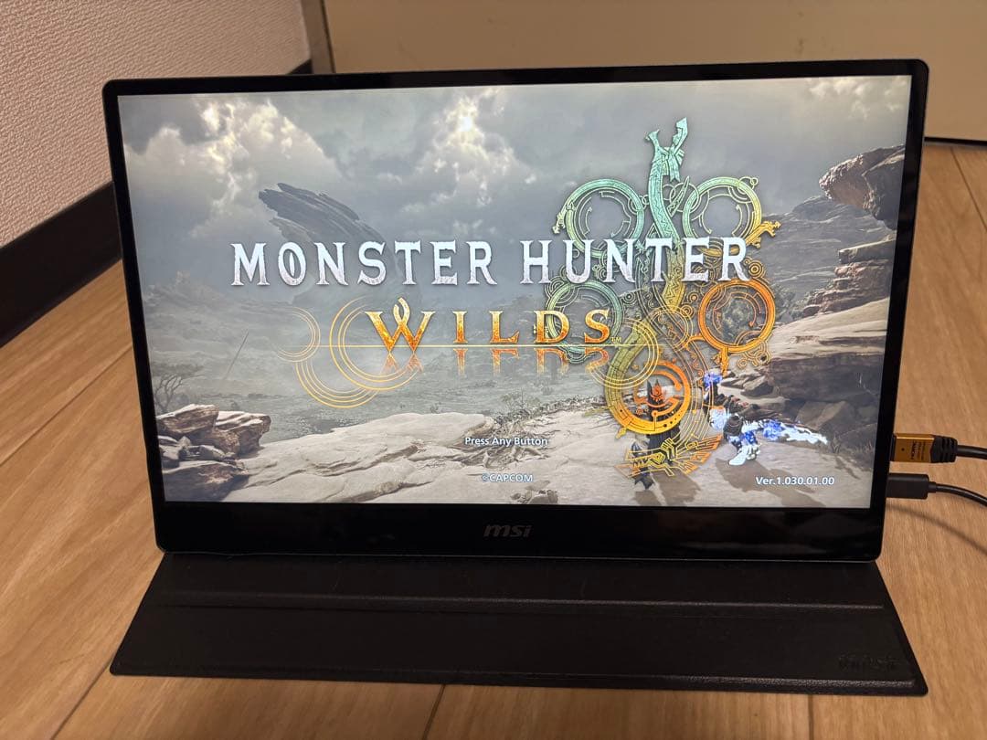 MSI MAG162V モバイルゲーミングモニター 15.6型　3m HDMI