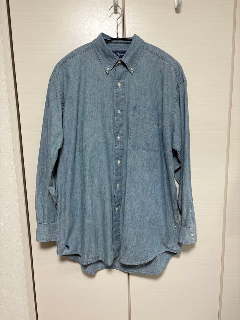 ラルフローレン シャンブレーシャツ M