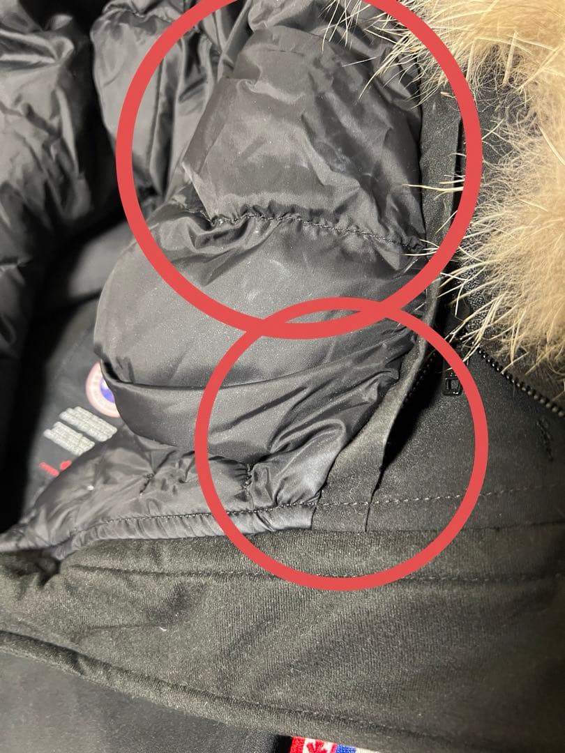 カナダグース シャーロットパーカー BLK size S