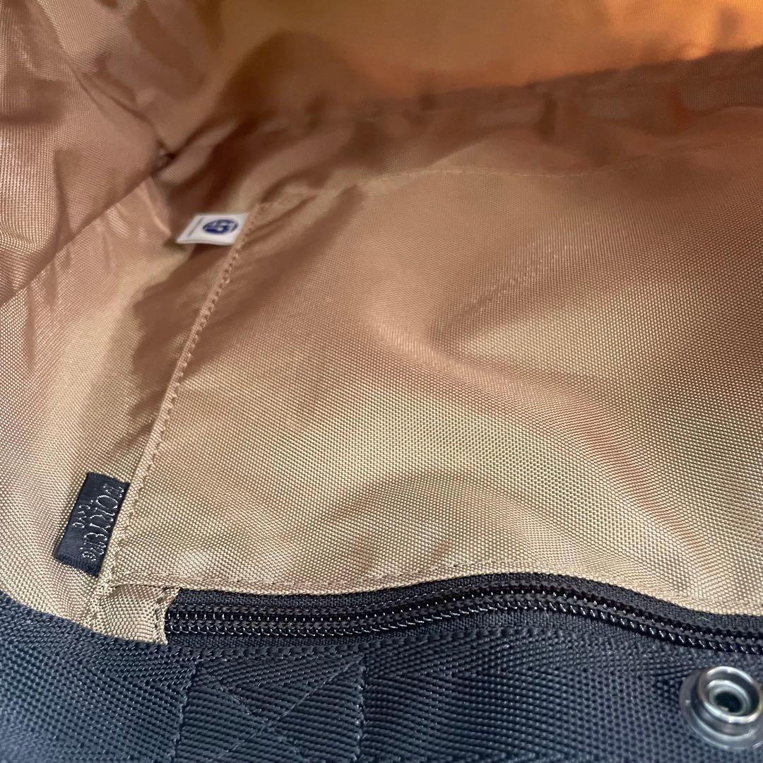 【レア】PORTER ポーター ラウンド トートバッグ カーキ A4収納可