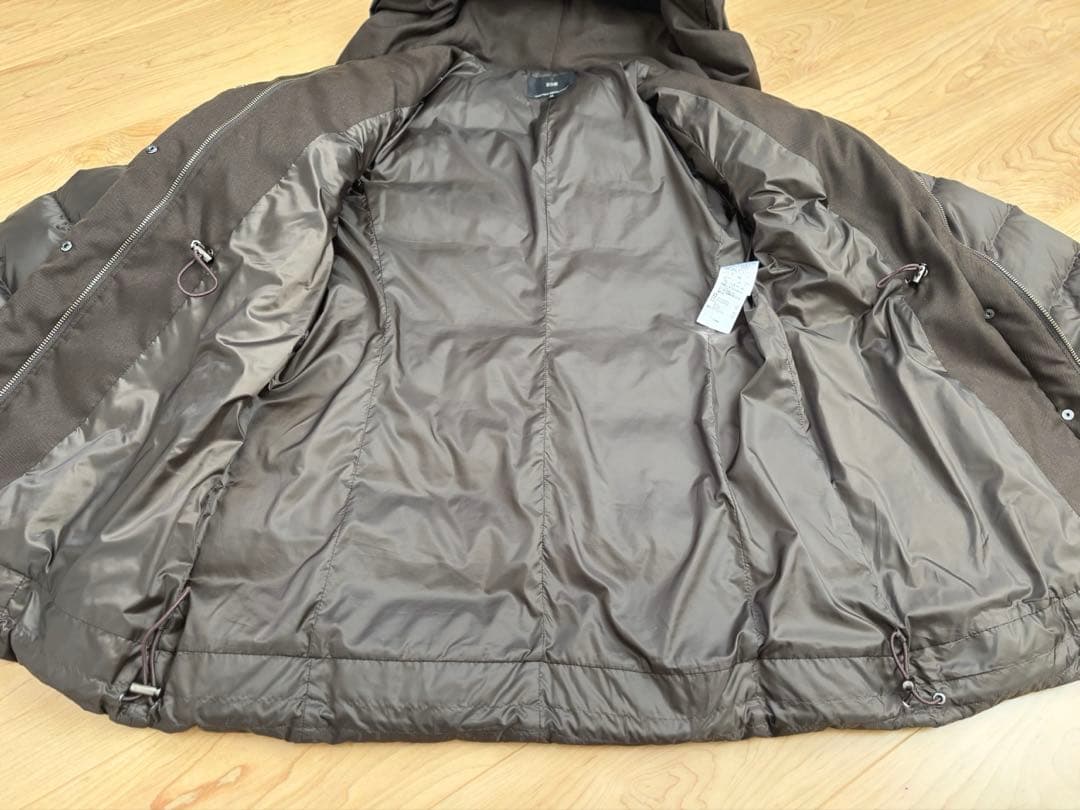 fuu様23区【VERY】洗える シレータフタ ミドル丈 ダウンコート 42