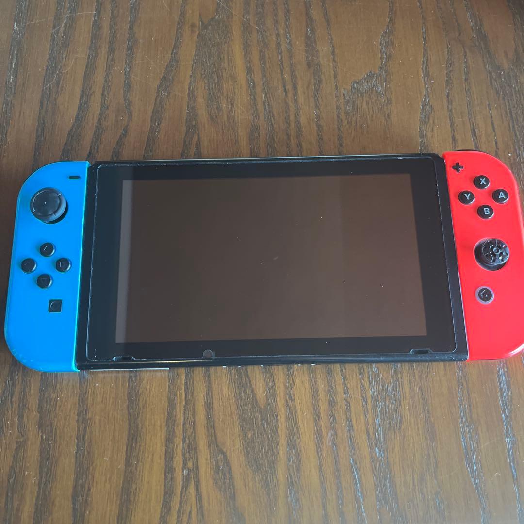 Nintendo Switch 本体 青/赤ジョイコン　箱あり