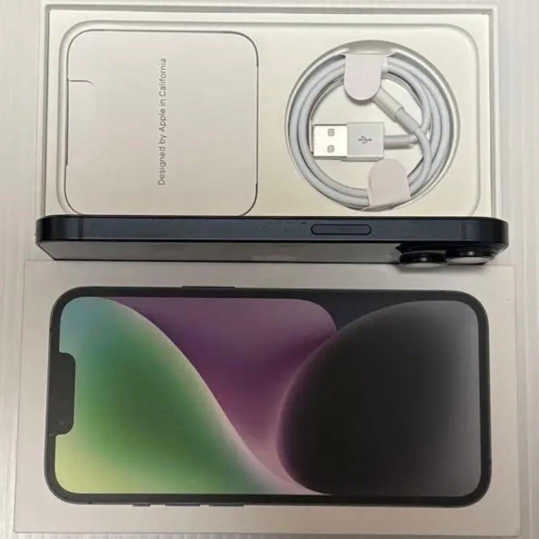 バッテリー最大容量100% iPhone14 128GB SIMフリー 本体