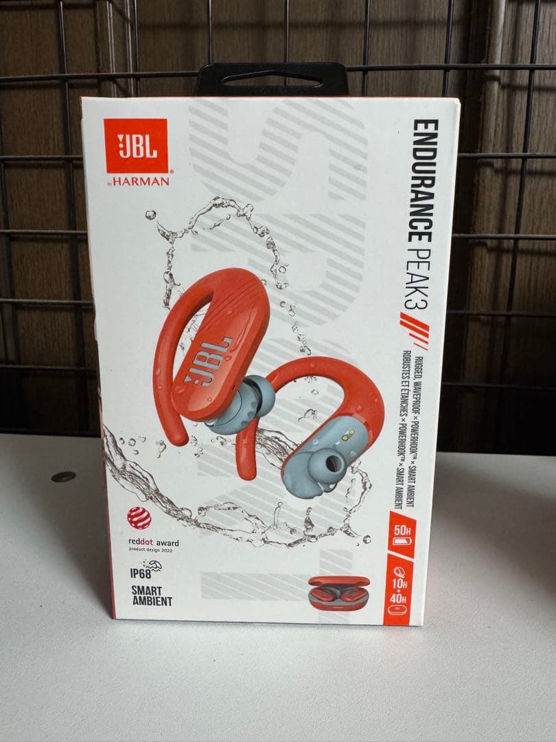 JBL ENDURANCE PEAK3 オレンジ 美品　※値下げ可‼️