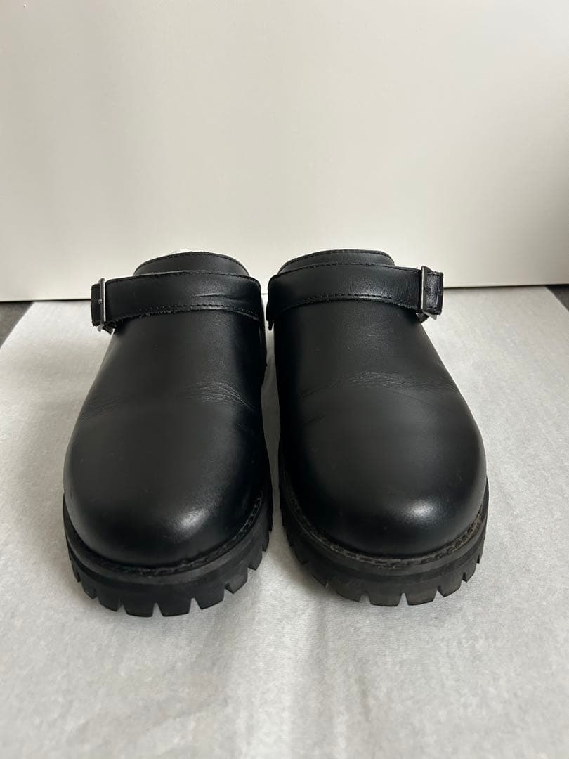 molle shoes 黒 サボ・クロッグサンダル ストラップ付
