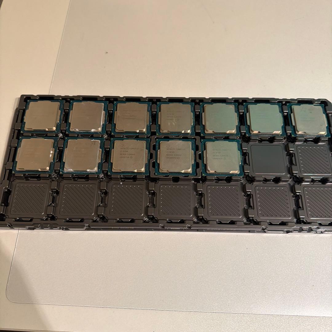 Intel core i7-8700 計12枚セット