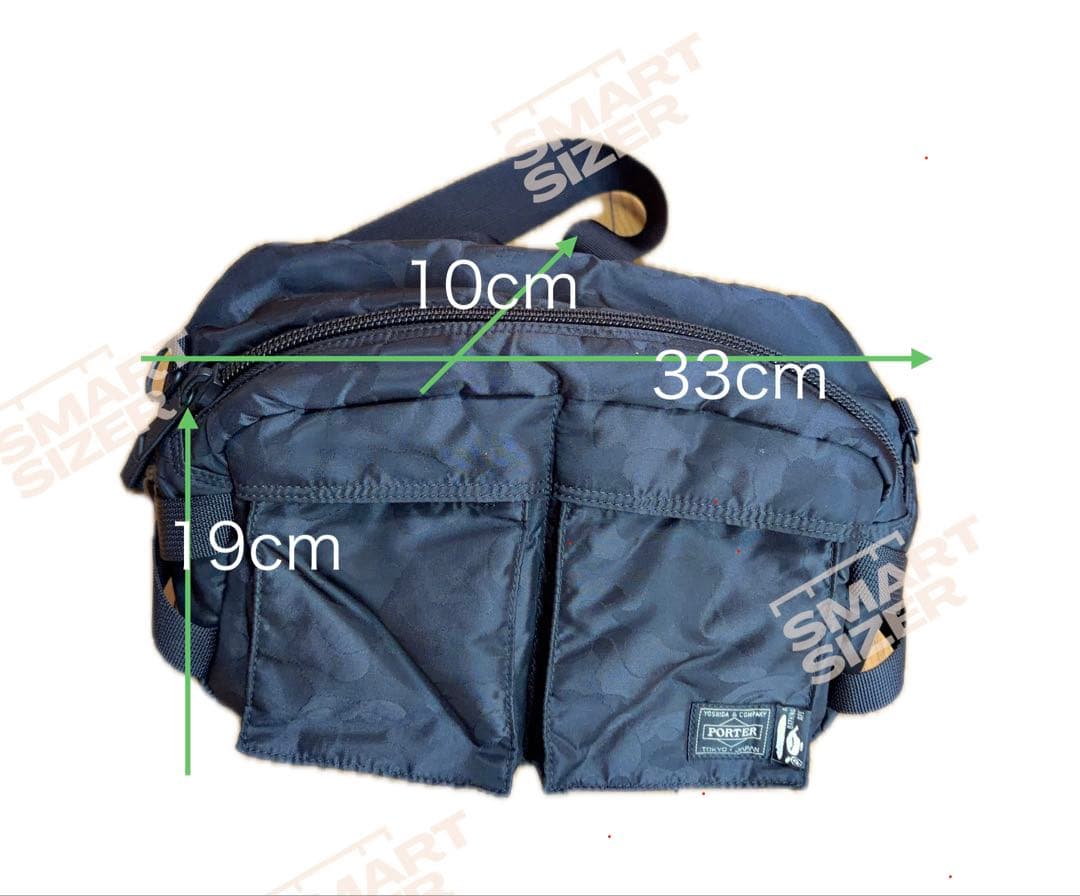 バッグ APE x PORTER JACQUARD ABC WAIST BAG