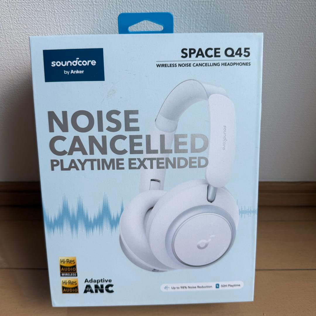 【美品】Anker Soundcore Space Q45 ワイヤレスヘッドホン