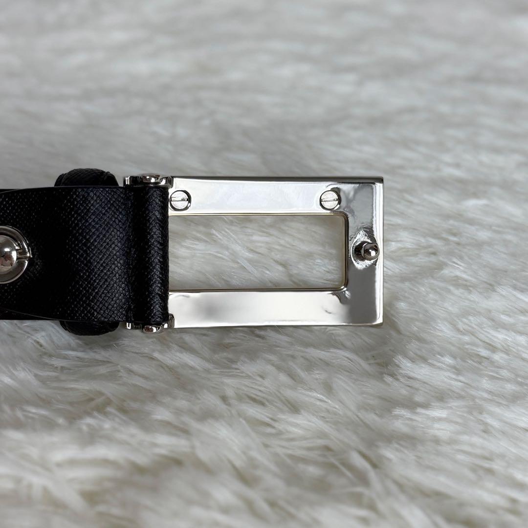 新品♡保存箱付♡dunhillダンヒル ロゴ スクエアバックル レザー ベルト