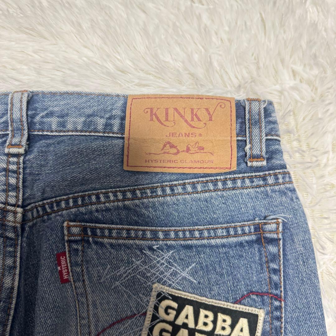 HYSTERIC GLAMOUR × RAMONES フレアデニム ワッペン