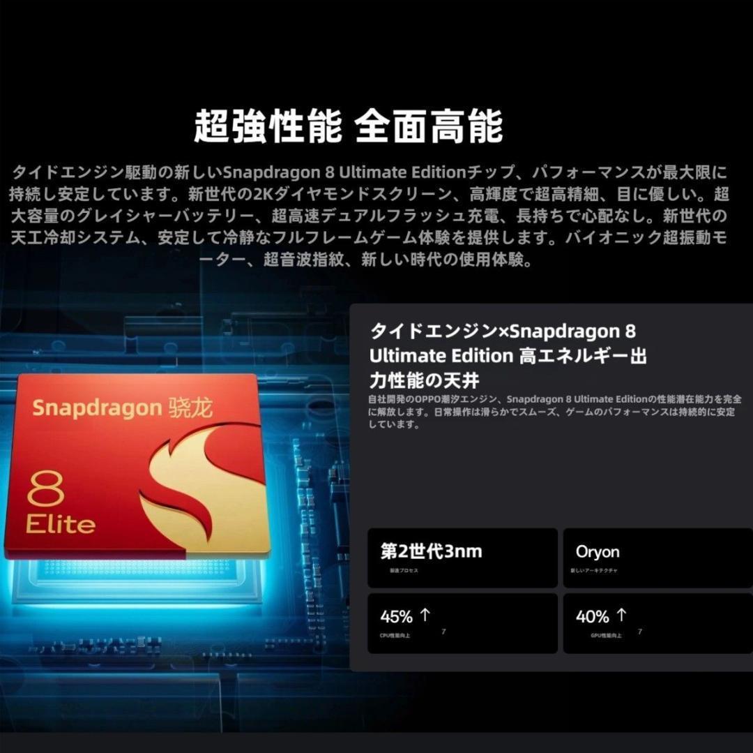 【新品未開封】OPPO Find X8 Ultra 16GB/512GB 中国版