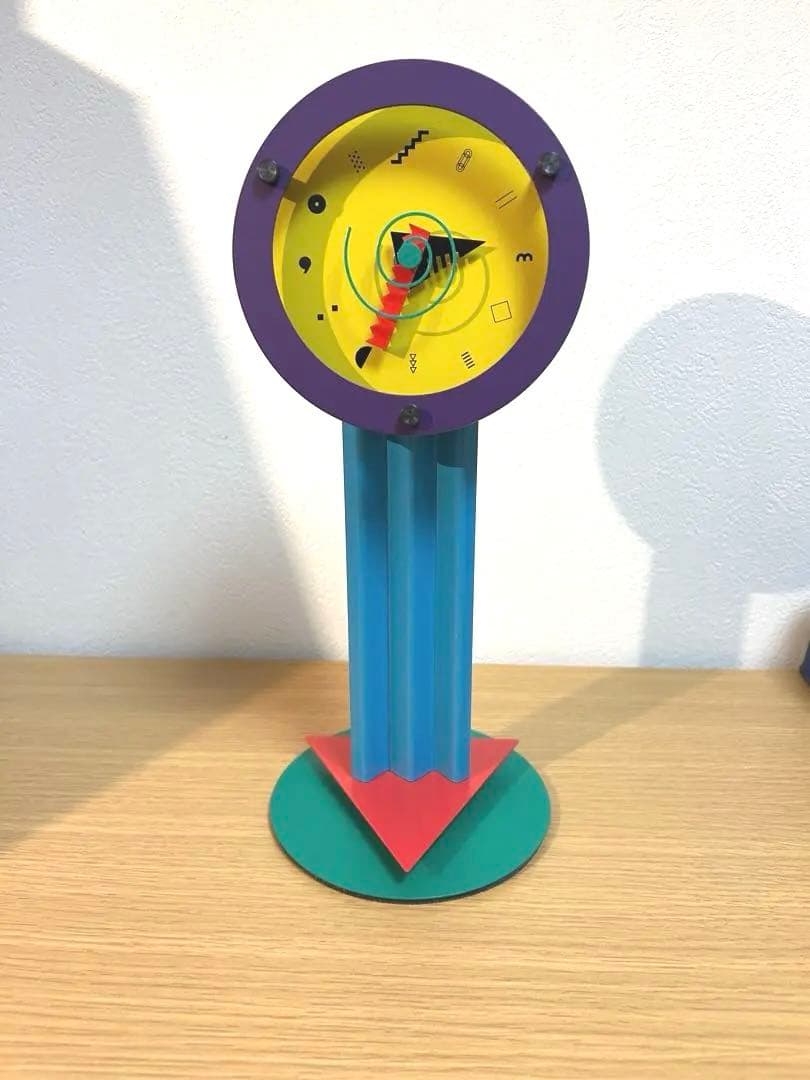 ワキタ トロピカルクオーク 三原昌平 置時計 ポストモダン