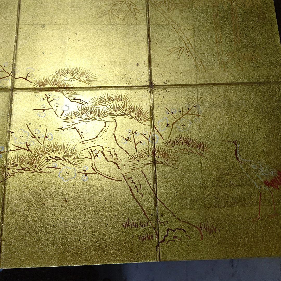 香道具志野流　地敷　金　銀　両面使い