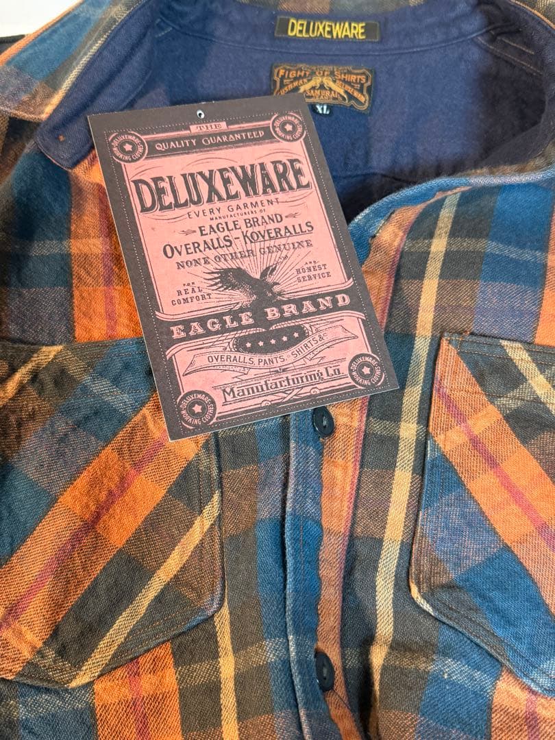 DELUXEWARE デラックスウエア ガチ シャツ HV-20 限定 XL