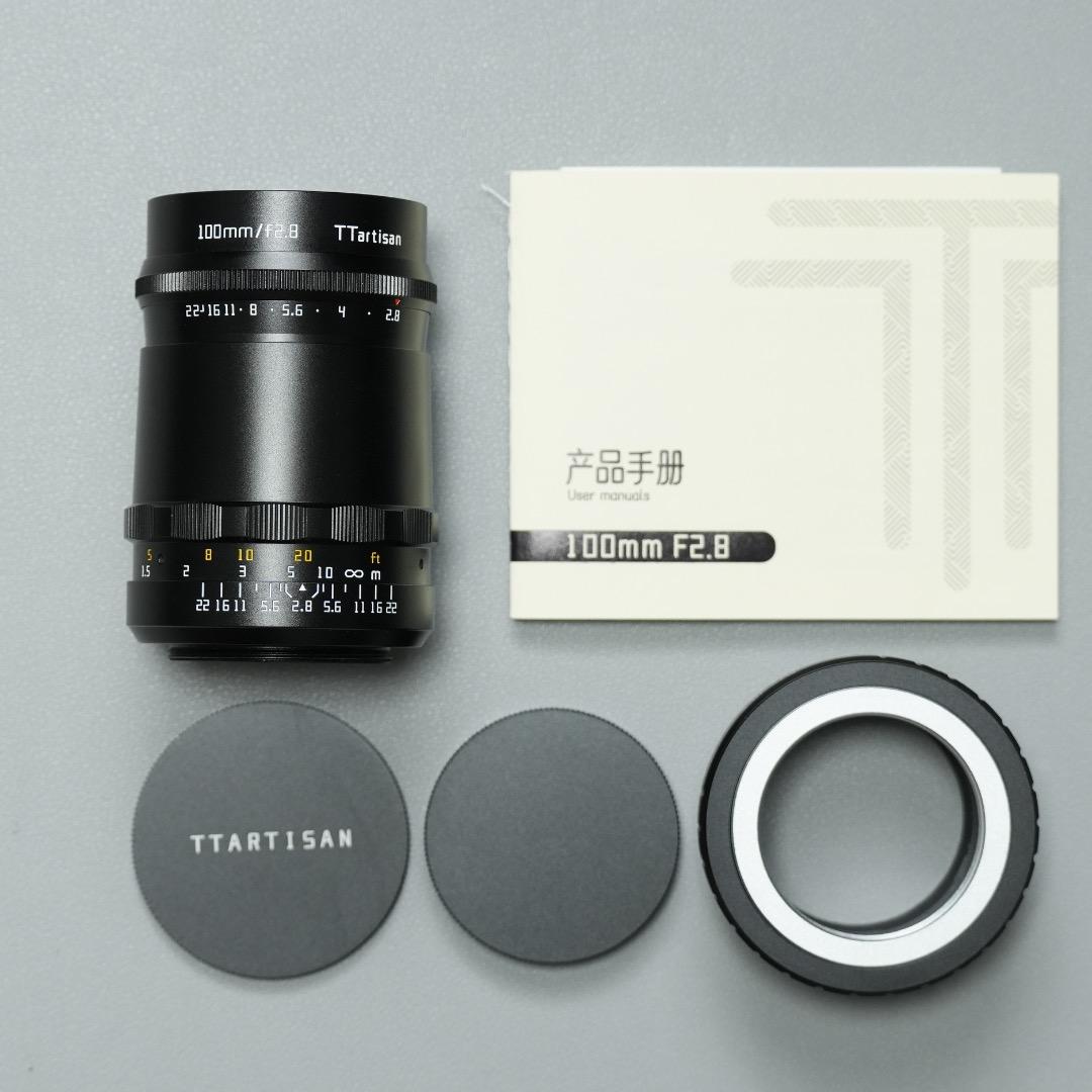 【ほぼ新品】TTArtisan 100mm F2.8（M42／Eマウント）