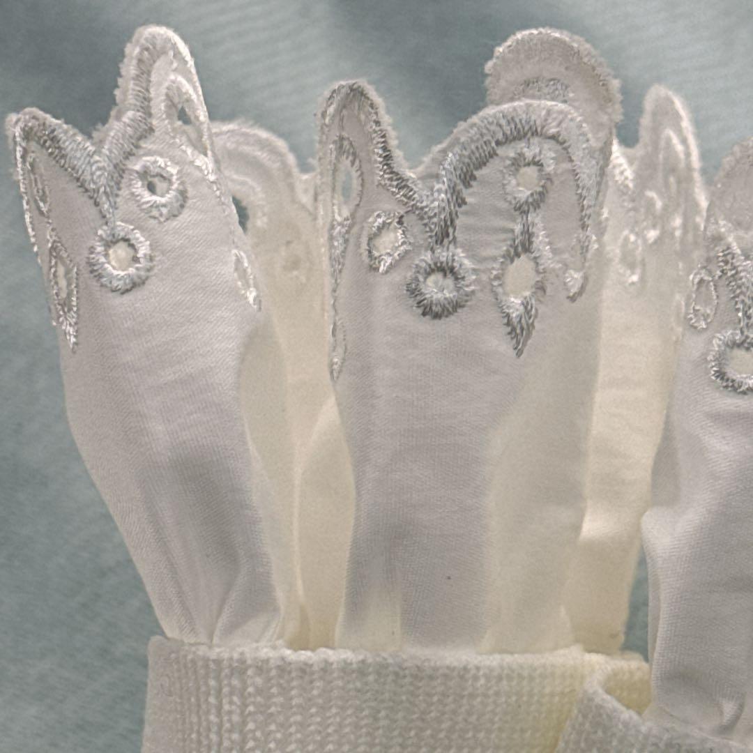 極美品✨ユナイテッドアローズ　スカラップレースニット 白 洗える 4way