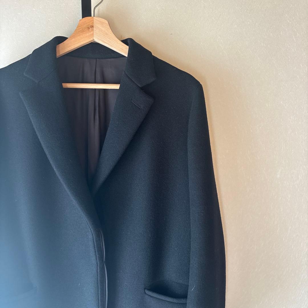 【美品】YLÈVE イレーヴ　チェスターコート 黒