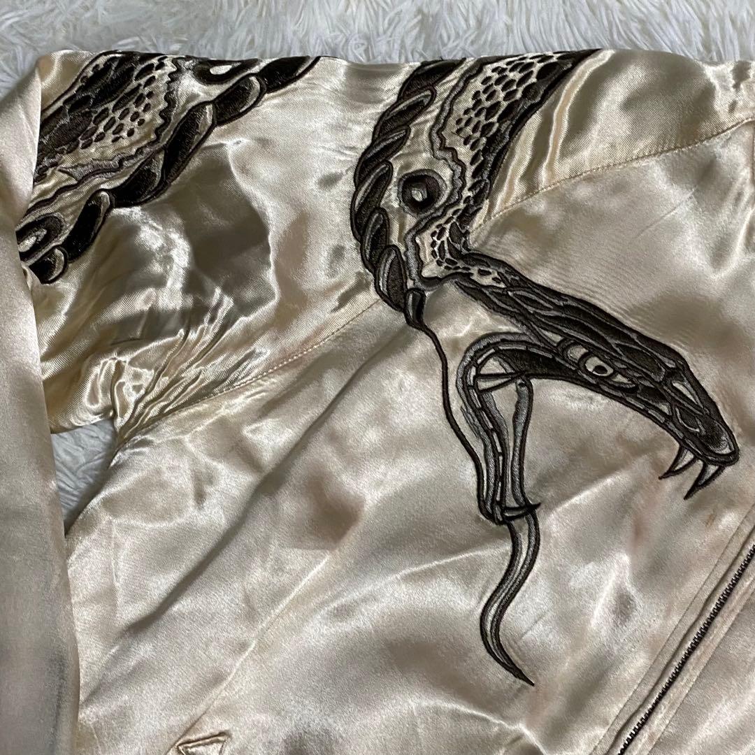 AVIREX アビレックス スカジャン リバーシブル 鷹 虎 蛇 Lサイズ