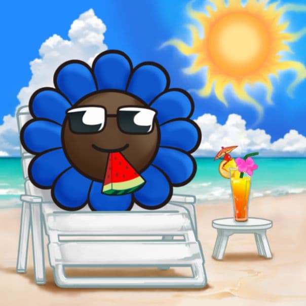 u*9様 村上隆 Murakami.Flower #2102 サマーバカンス