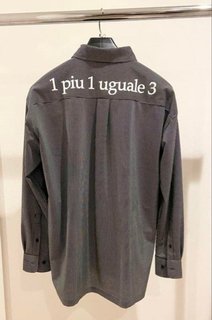 トップス 1piu1uguale3STRIPE BIG SHIRTS