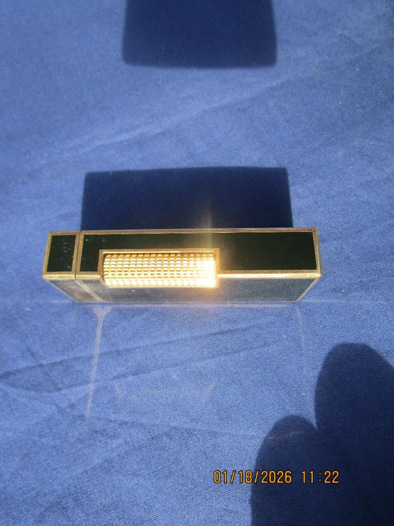 ダンヒル　ガスライター　箱・説明書あり　発火未確認　程度は良さそうです。