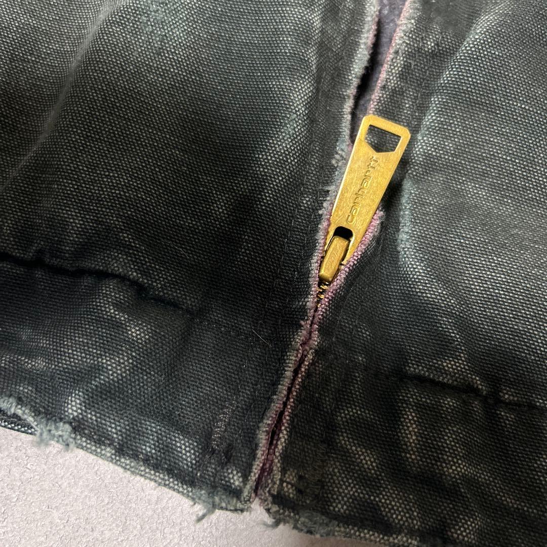 00s Carhartt デトロイトジャケット BLKブラック USA製 ボロ