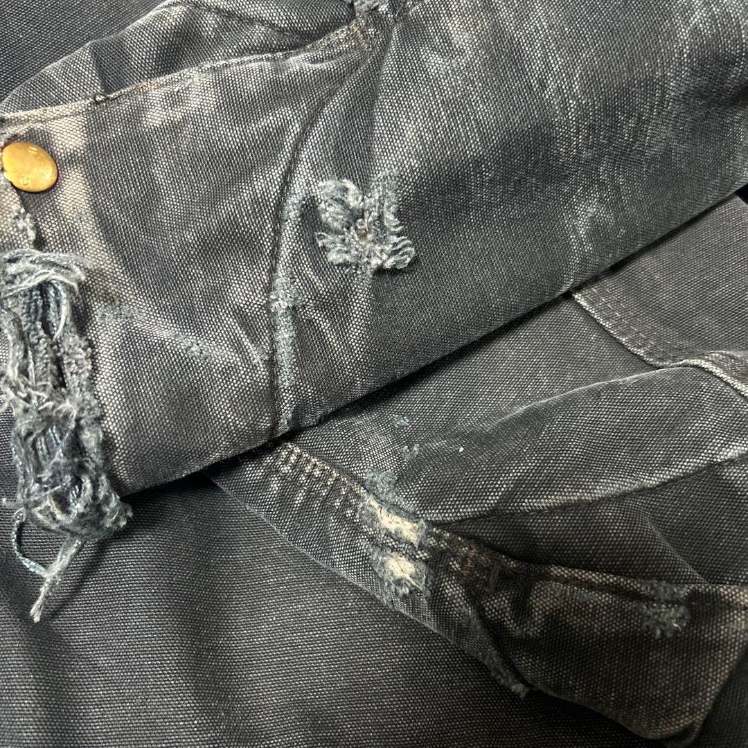 00s Carhartt デトロイトジャケット BLKブラック USA製 ボロ